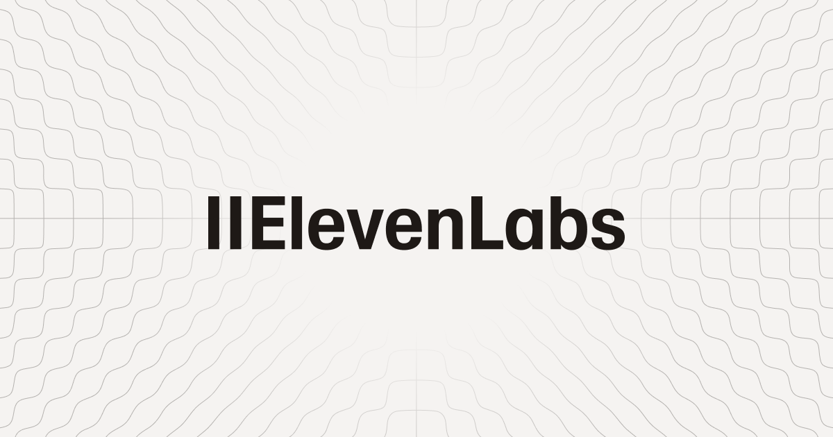 ElevenLabs — AI voice generation platform