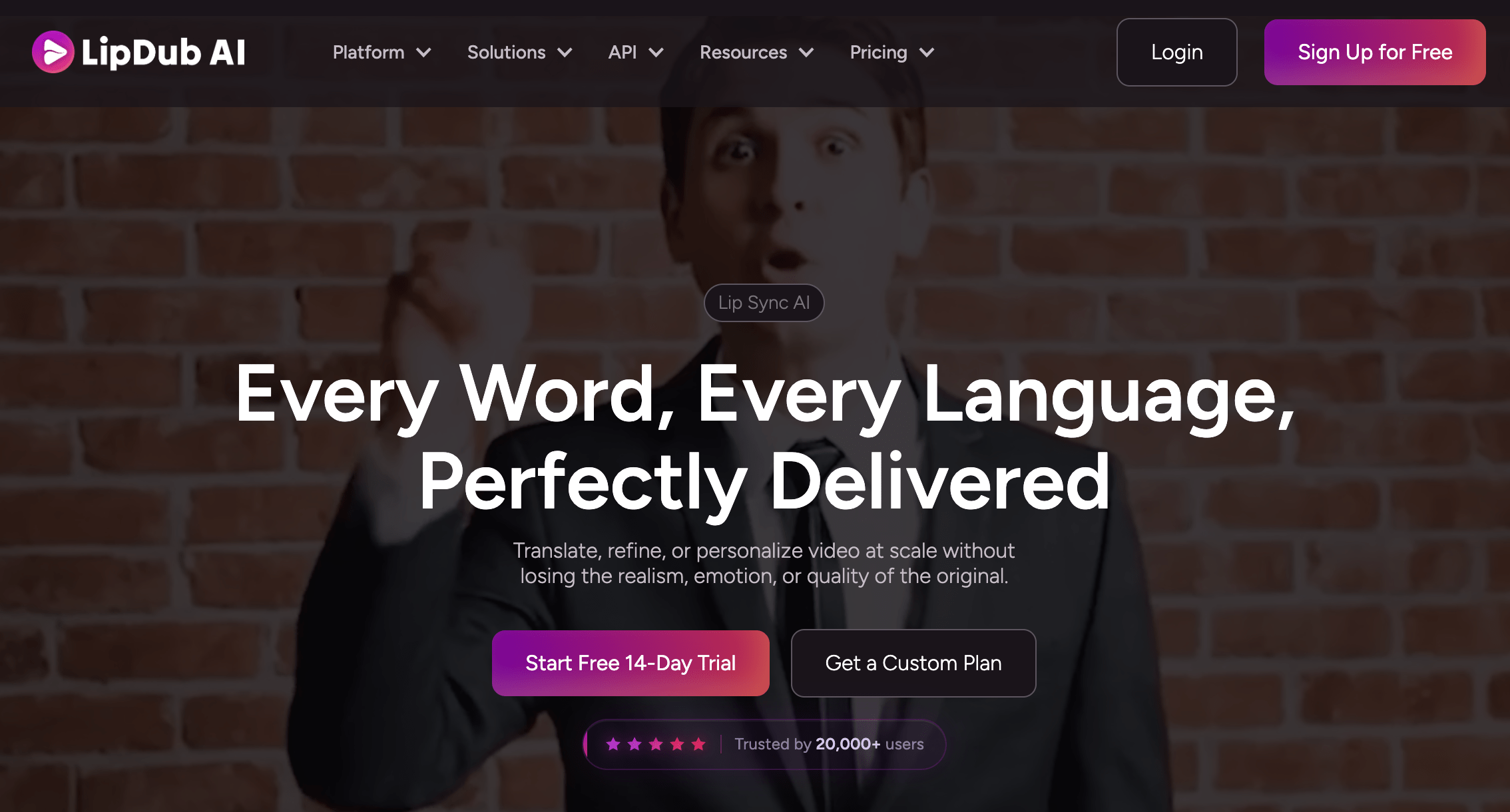 LipDub AI — Realistic AI lip sync video generator