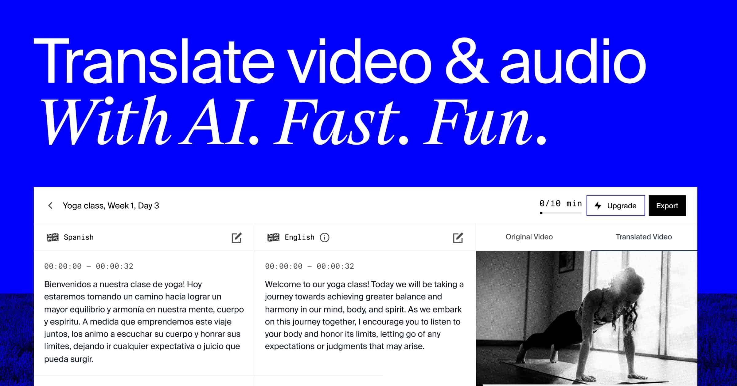 Rask AI — Video localization and dubbing